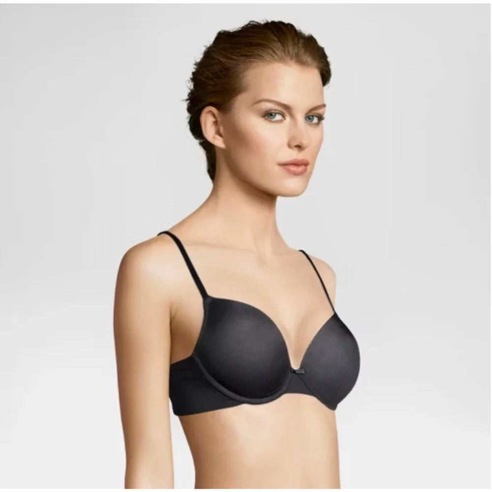 Maidenform Self Expressions Underwire Push Up T-Shirt Bra Size 40D Black SE5757